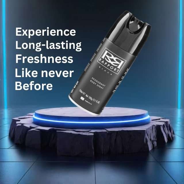 Rapport Black Deodorant Body Spray 150ml Rapport Black Deodorant Body Spray 150ml