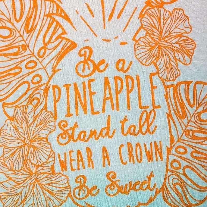 Baby Town Baby Girls Aqua Gradient T-Shirt