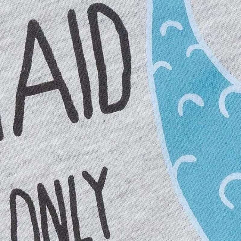 Minoti Baby Girls Mermaid Vibes Only Grey T-Shirt Minoti Baby Girls Mermaid Vibes Only Grey T-Shirt