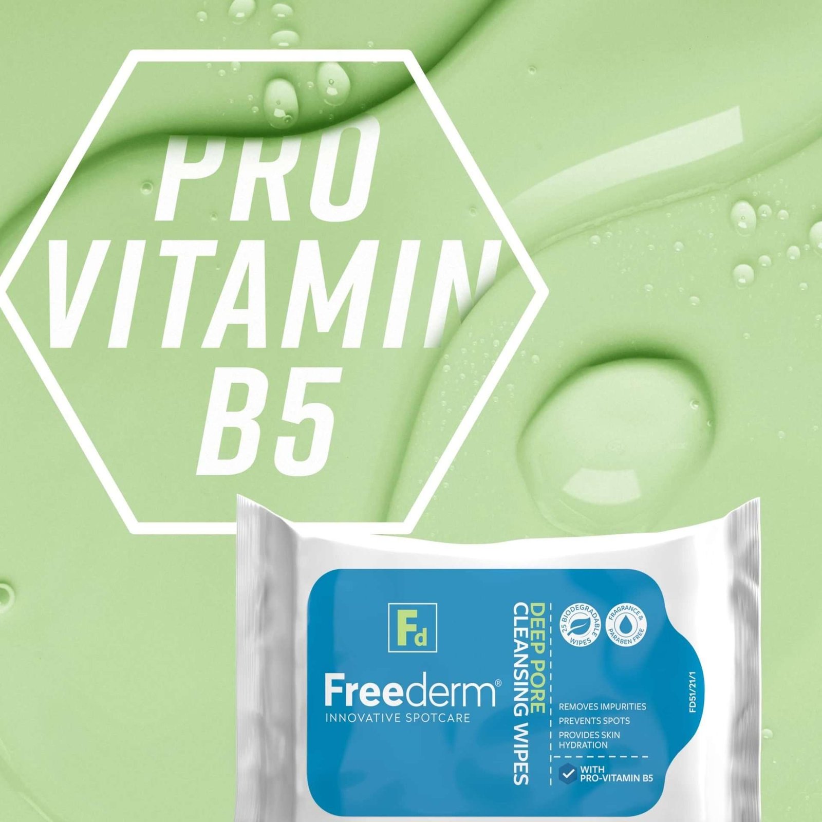 Freederm Deep Pore Cleansing Wipes 25 Wipes Freederm Deep Pore Cleansing Wipes 25 Wipes