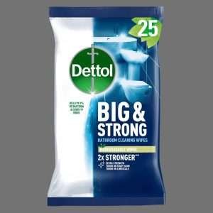 Dettol Big & Strong Bathroom Wipes 25 Pack