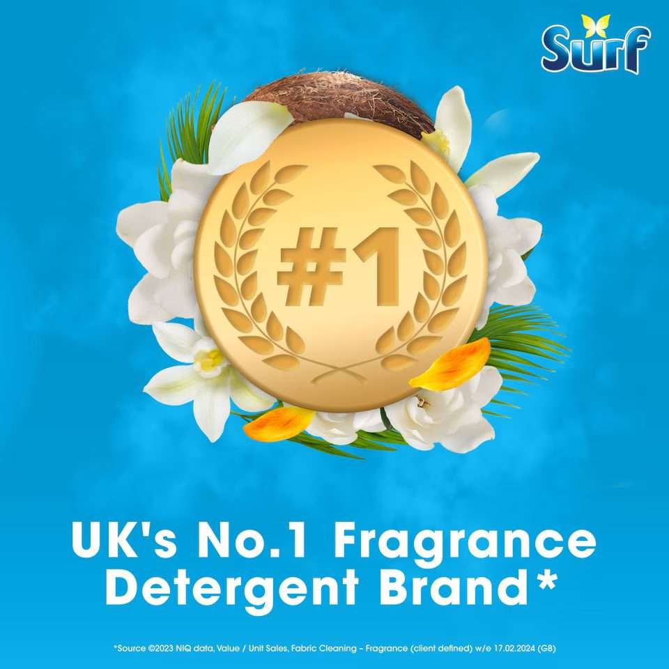 Surf Coconut Bliss Liquid Laundry Detergent 24 Washes 648ml