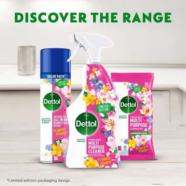 Dettol Flower Power Multi Purpose Cleaner Spray 750ml | Henry & Hunter