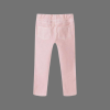 Minoti Baby Girls Pique-Effect Pink Jeggings