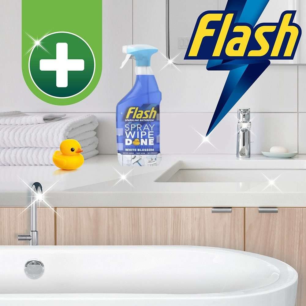 Flash Spray Wipe Done White Blossom 800ml