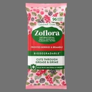 Zoflora Frosted Berries & Bramble Antibacterial Cleaning Wipes 96 Pack