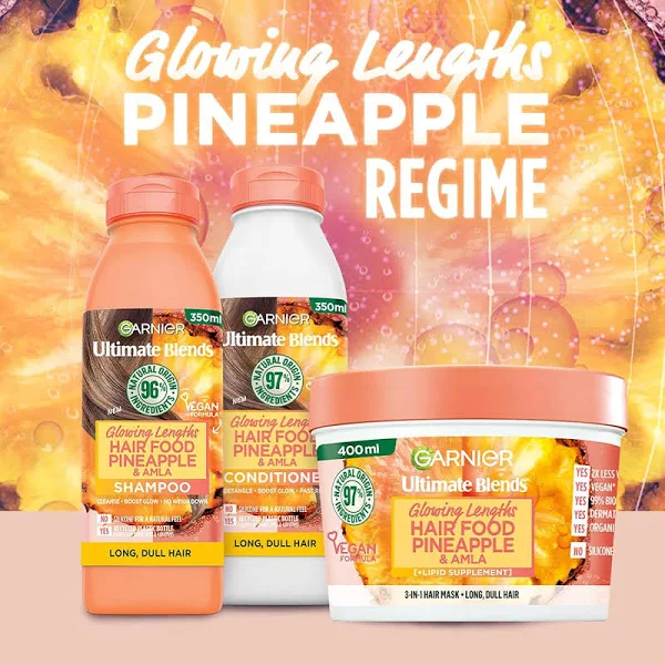 Garnier Ultimate Blends Hair Food Pineapple & Amla 3in1 Mask 400ml
