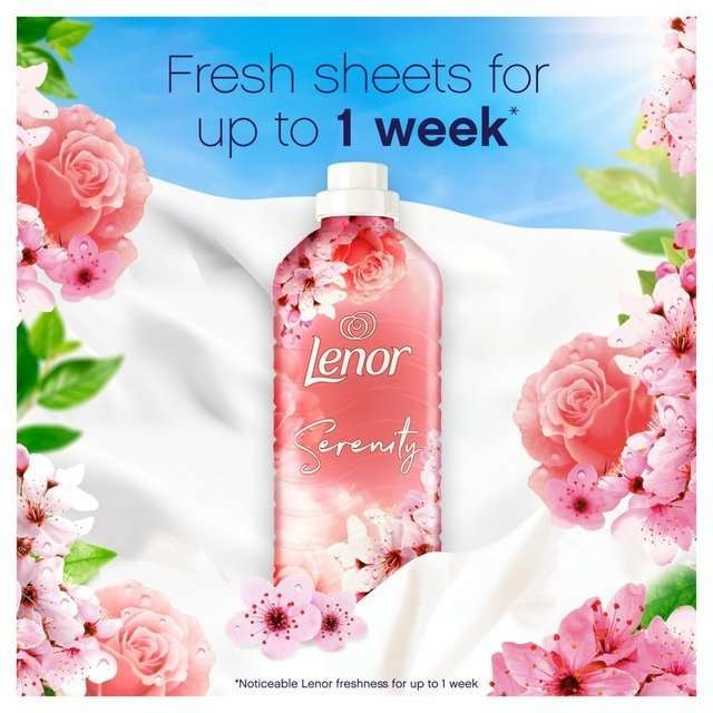 Lenor Cherry Blossom & Rose Water Fabric Conditioner 26 Washes 858ml