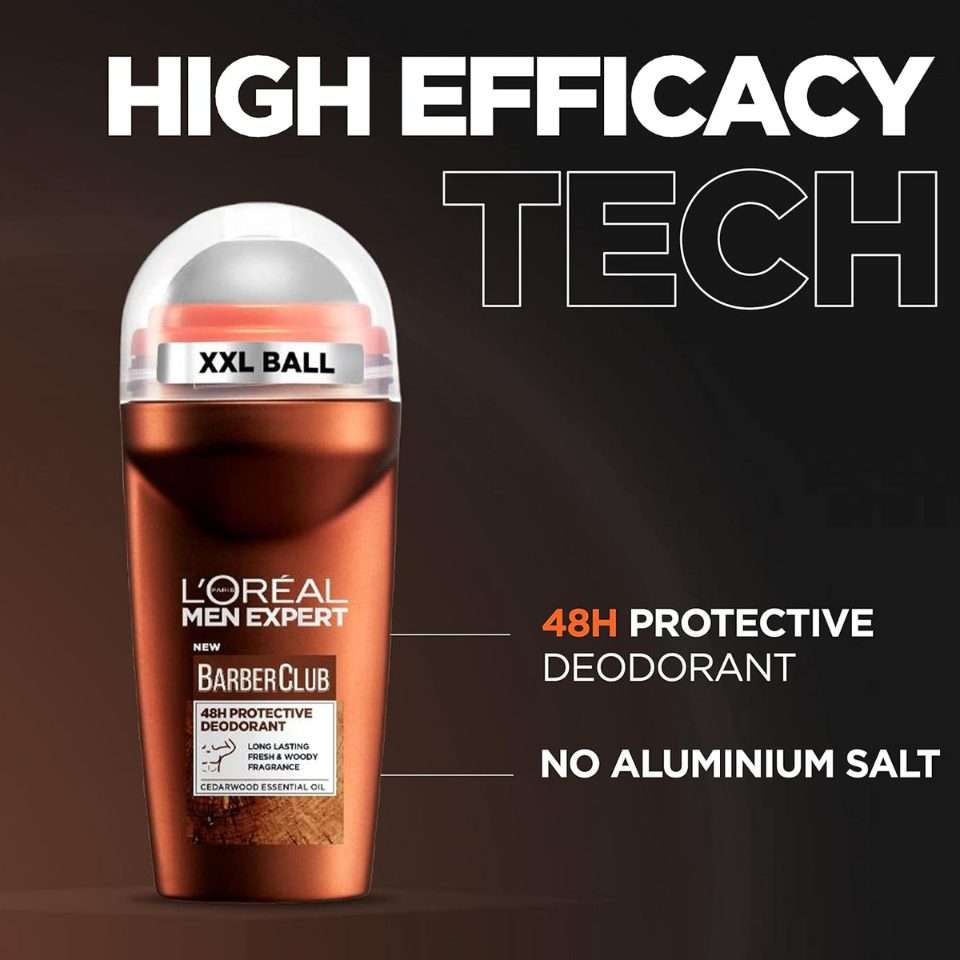L’Oréal Men Expert Barber Club 48H Anti-Perspirant Roll-On 50ml