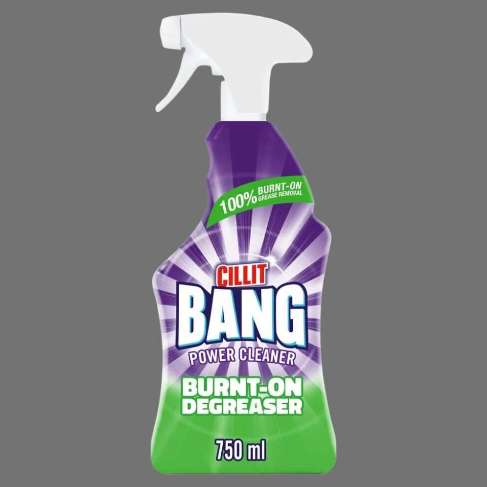 Cillit Bang Power Kitchen Cleaner Burnt On Degreaser Spray 750ml