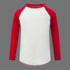 Mantis Boys Red & White Long Sleeve Baseball Top Mantis Boys Red & White Long Sleeve Baseball Top
