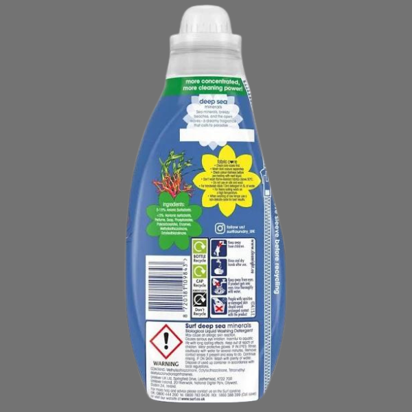 Surf Deep Sea Liquid Laundry Detergent 24 Washes 648ml