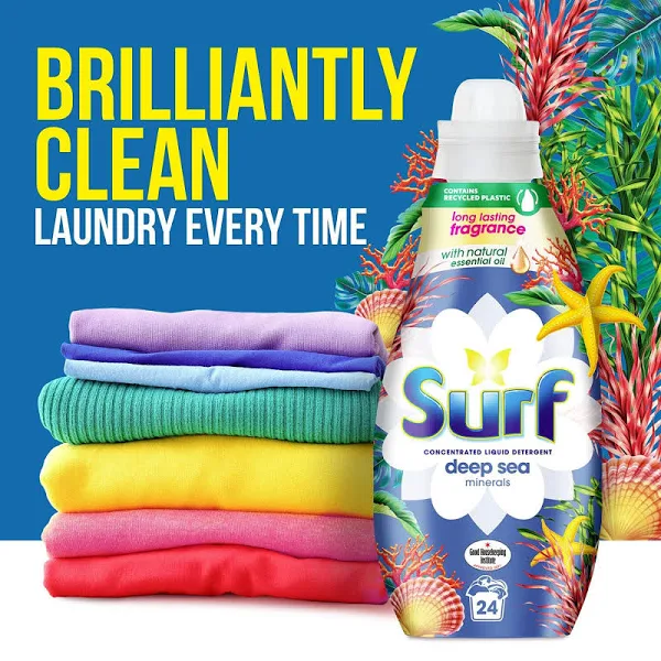 Surf Deep Sea Liquid Laundry Detergent 24 Washes 648ml