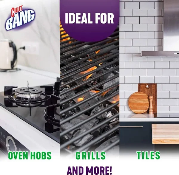 Cillit Bang Power Kitchen Cleaner Burnt On Degreaser Spray 750ml