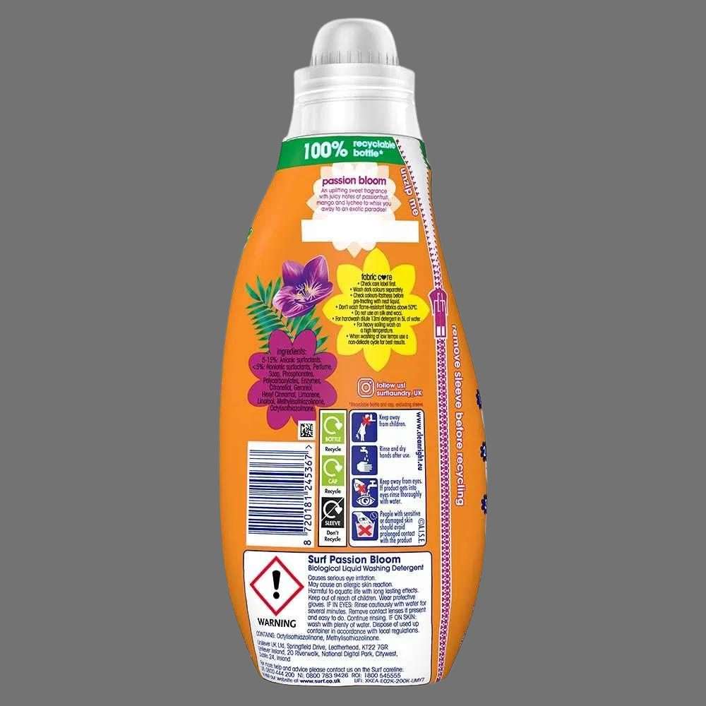 Surf Liquid Detergent Passion Bloom 24 Washes 648ml