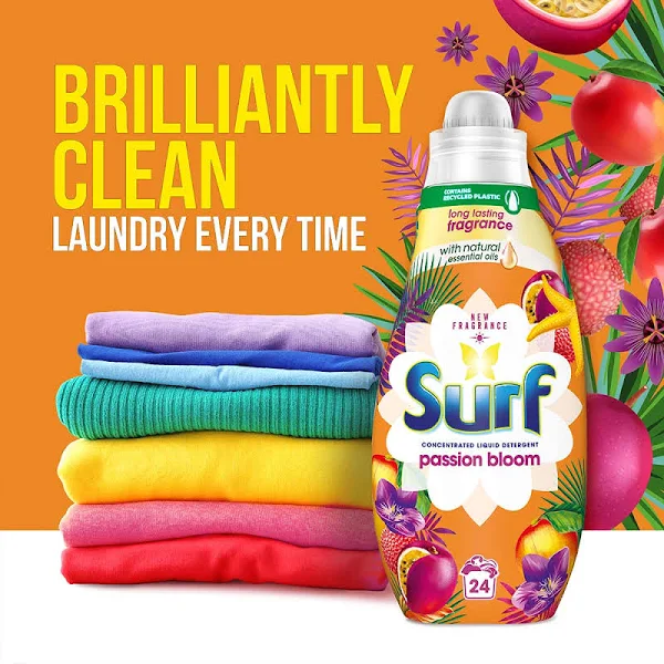 Surf Liquid Detergent Passion Bloom 24 Washes 648ml