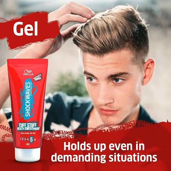 Wella Shockwaves Ultra Strong Tuff Stuff Gel 200ml Wella Shockwaves Ultra Strong Tuff Stuff Gel 200ml