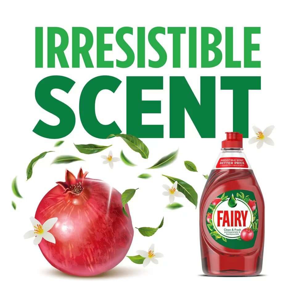 Fairy Pomegranate & Grapefruit Washing Up Liquid 320ml Fairy Pomegranate & Grapefruit Washing Up Liquid 320ml