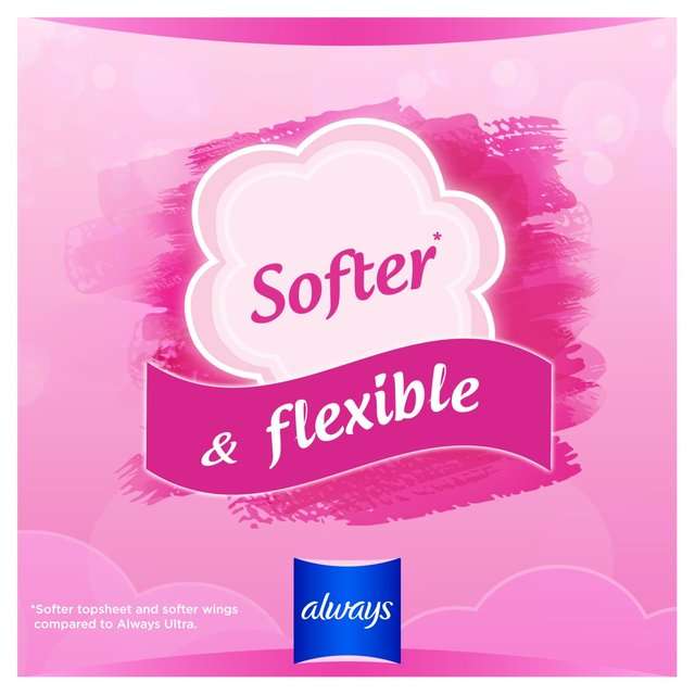 Always Sensitive Long Ultra Size 2 Sanitary Towels Wings