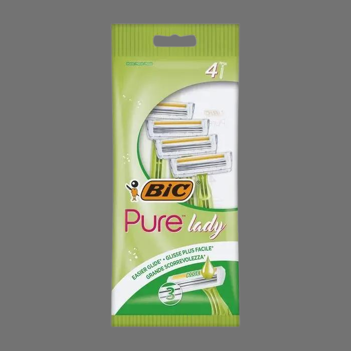 Bic Pure 3 Lady Disposable Razor 4 Pack