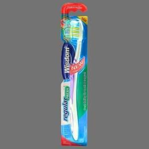 Wisdom Regular Fresh Purple Medium Texture Toothbrush
