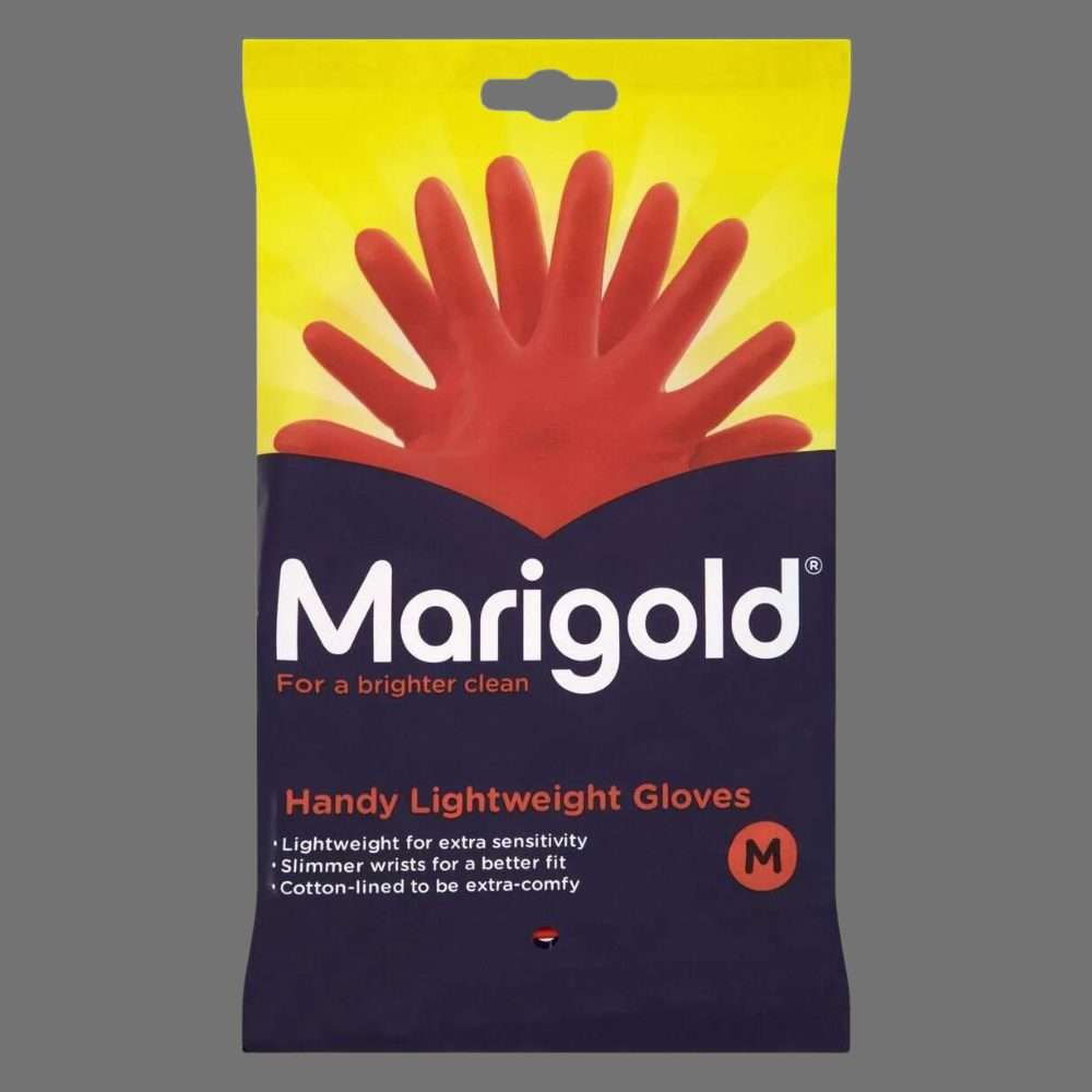 Marigold Medium Handy Lightweight Gloves
