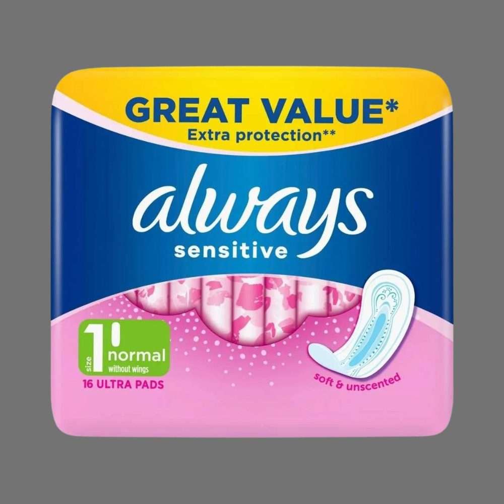 Always Sensitive Normal Ultra Size 1 Sanitary Towels
