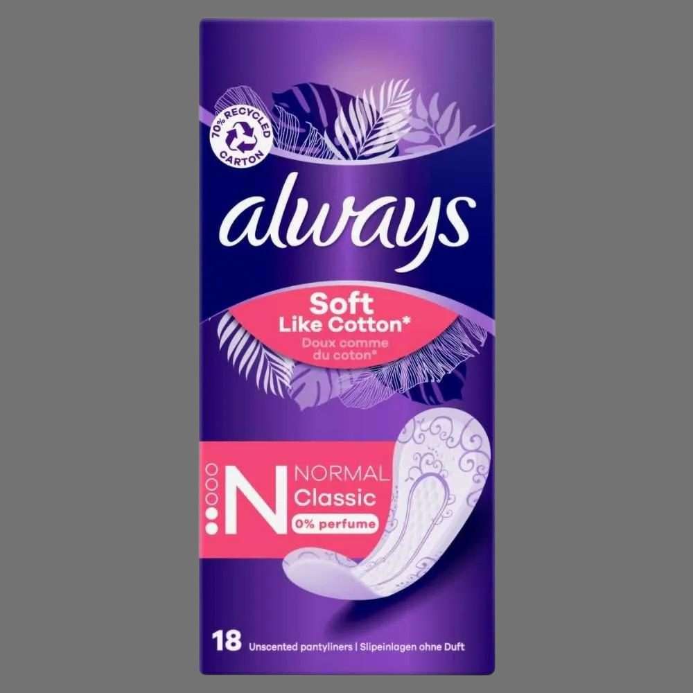 Always Soft Like Cotton Normal Pantyliners
