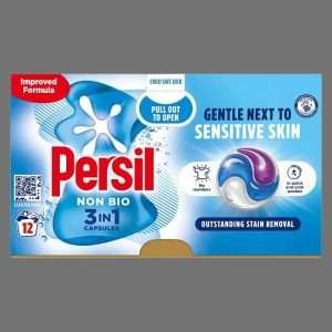 Persil 3in1 Non Bio Capsules 12 Washes
