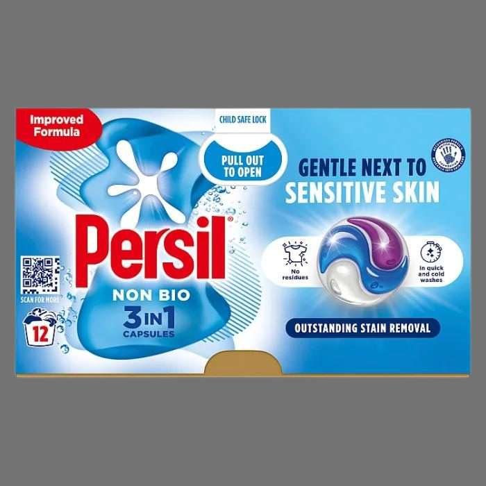 Persil 3in1 Non Bio Capsules 12 Washes Persil 3in1 Non Bio Capsules 12 Washes