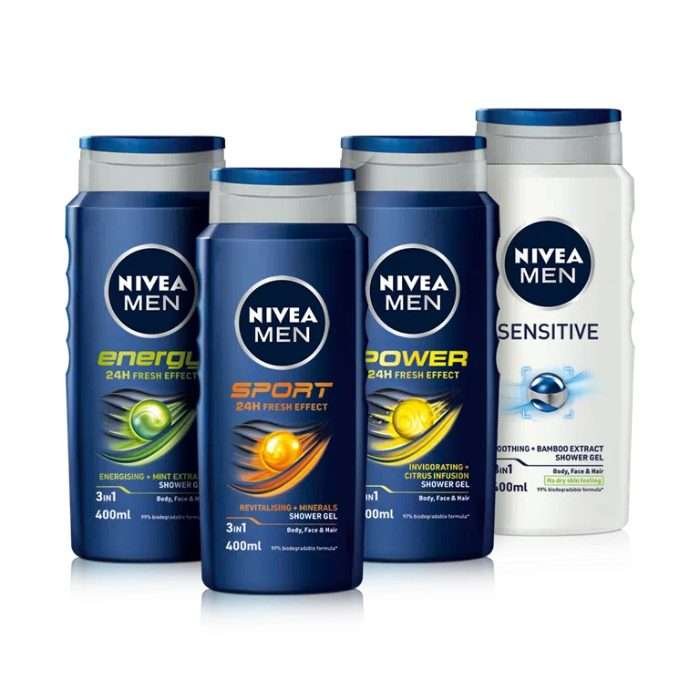 Nivea Men Sport 3-in-1 Shower Gel 400ml Nivea Men Sport 3-in-1 Shower Gel 400ml