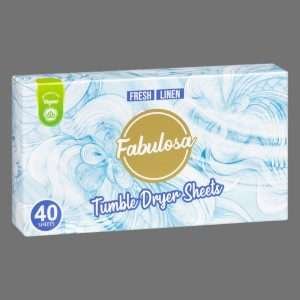 Fabulosa Fresh Linen Tumble Dryer Sheets – 40 Sheets