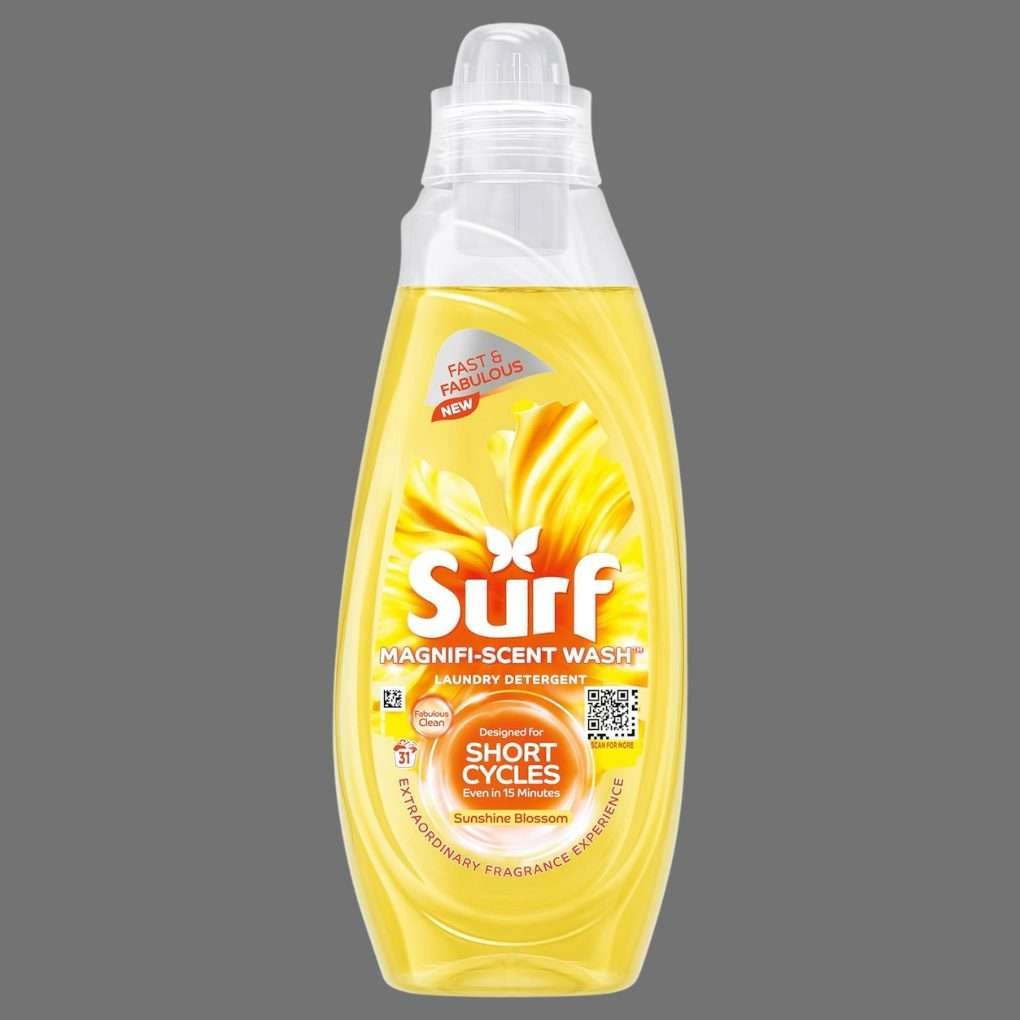 Surf Sunshine Blossom Magnifi-Scent Laundry Detergent 31 Washes 837ml Surf Sunshine Blossom Magnifi-Scent Laundry Detergent 31 Washes 837ml