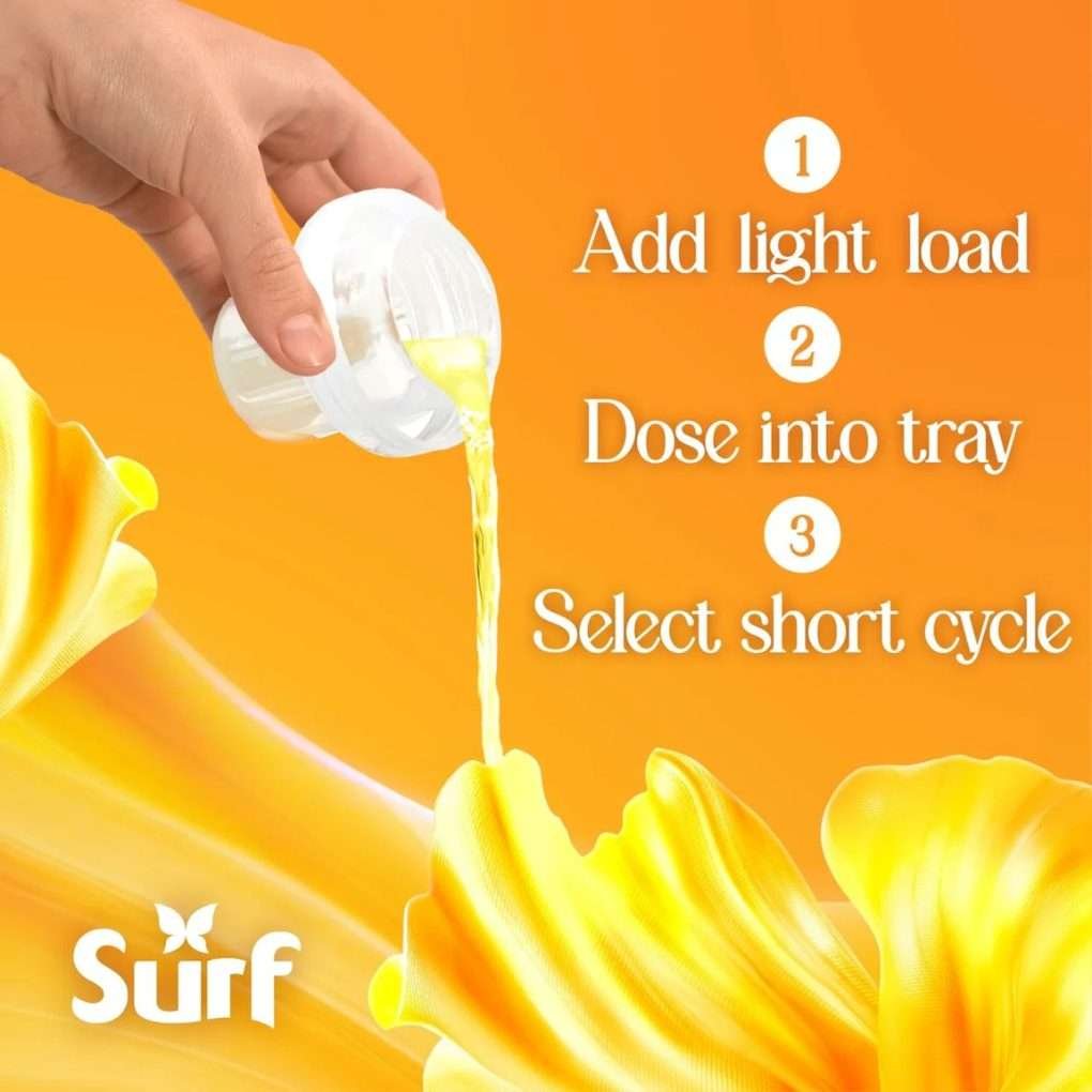 Surf Sunshine Blossom Magnifi-Scent Laundry Detergent 31 Washes 837ml Surf Sunshine Blossom Magnifi-Scent Laundry Detergent 31 Washes 837ml