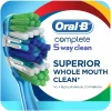 Oral-B Complete 5 Way Clean Blue Medium Manual Toothbrush Oral-B Complete 5 Way Clean Blue Medium Manual Toothbrush