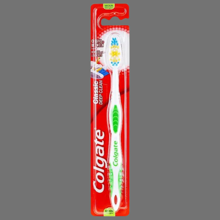 Colgate Classic Deep Clean Green Medium Toothbrush Colgate Classic Deep Clean Green Medium Toothbrush