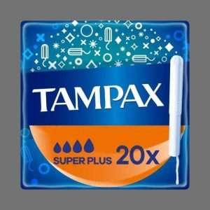 Tampax Super Plus Tampons Applicator Cardboard