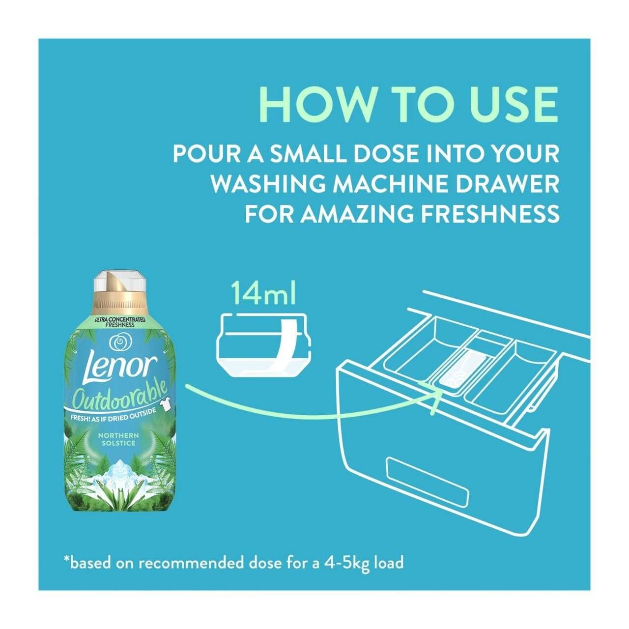 Lenor Outdoorable Northern Solstice Fabric Conditioner 55 Washes 770ml Lenor Outdoorable Northern Solstice Fabric Conditioner 55 Washes 770ml