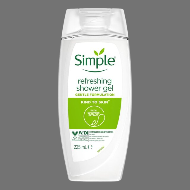 Simple Refreshing Shower Gel 225ml