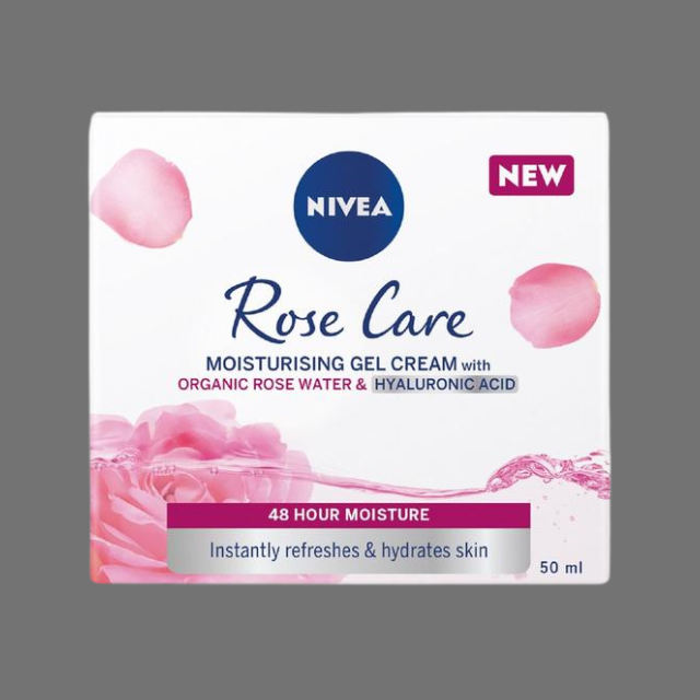 Nivea Rose Care Moisturising Gel Cream 50ml Nivea Rose Care Moisturising Gel Cream 50ml