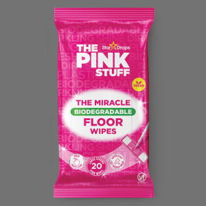 The Pink Stuff Miracle Biodegradable Floor Wipes 20 Pack