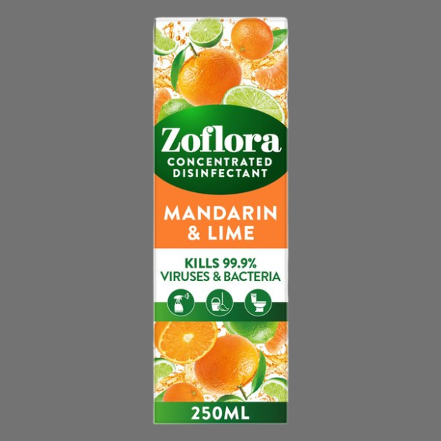 Zoflora Mandarin & Lime Concentrated Disinfectant 250ml Zoflora Mandarin & Lime Concentrated Disinfectant 250ml