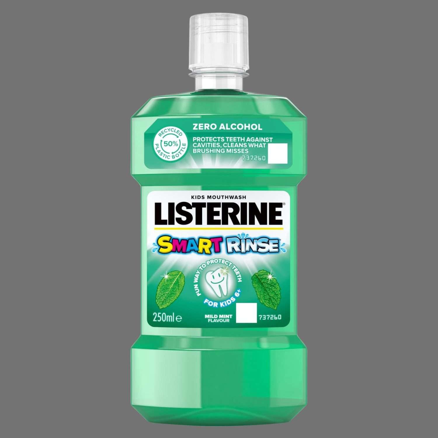 Listerine Smart Rinse Kids Mouthwash Mild Mint 250ml Listerine Smart Rinse Kids Mouthwash Mild Mint 250ml