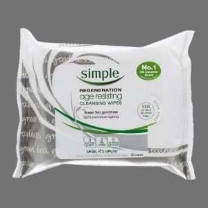 Simple Skin Resisting Cleansing Wipes 25pk