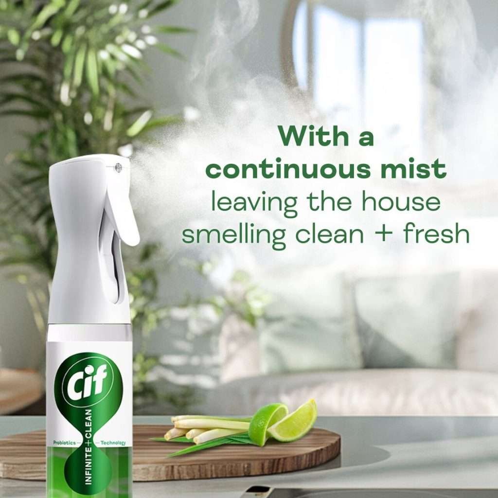 Cif Infinite Clean All-in-One Clean Lime & Lemongrass Spray 280ml
