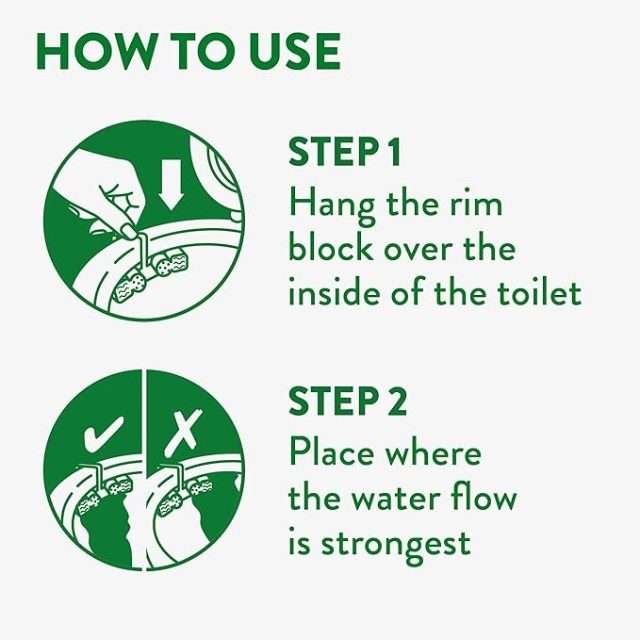 Zoflora Sweet Pea Fragrance Rim Block 2pk