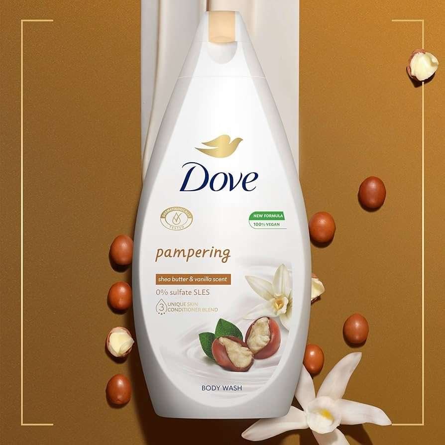 Dove Pampering Shea Butter & Vanilla Body Wash 450ml Dove Pampering Shea Butter & Vanilla Body Wash 450ml