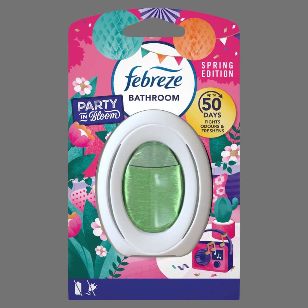 Febreze Bathroom Air Freshener Party In Bloom 7.5ml