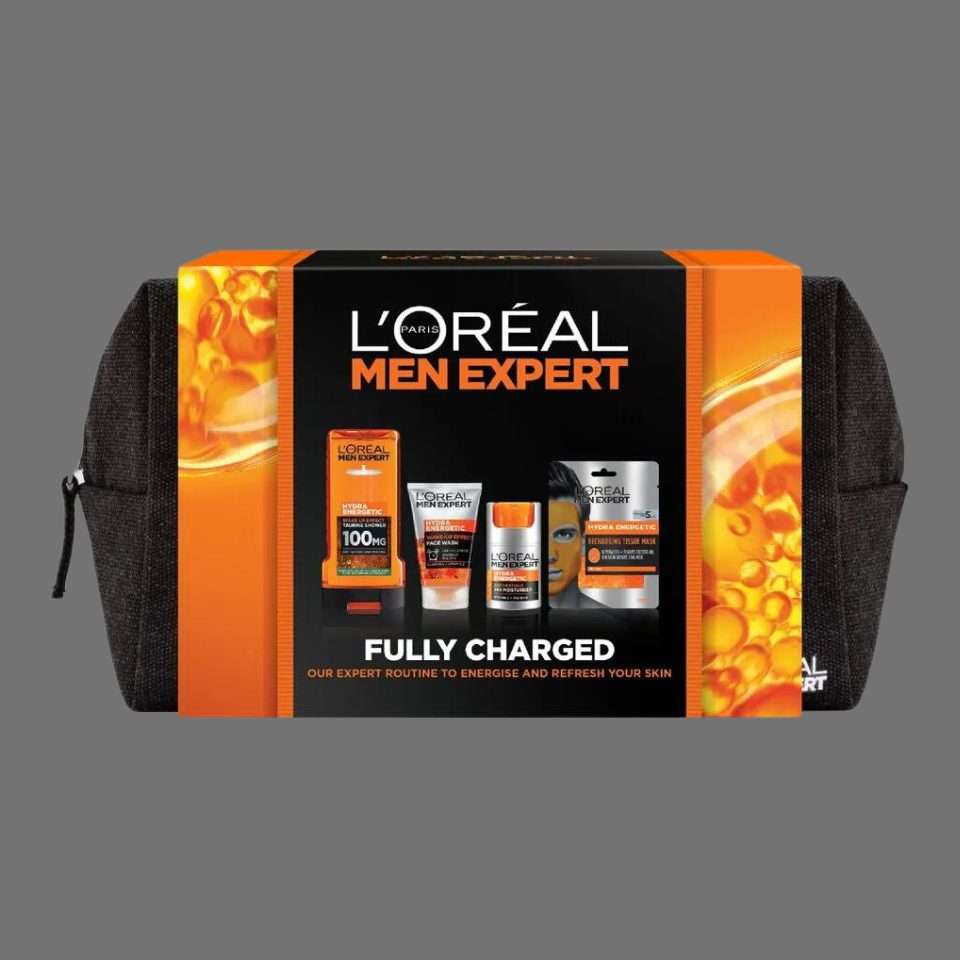 L’Oreal Men Expert Fully Charged Wash Bag Gift Set