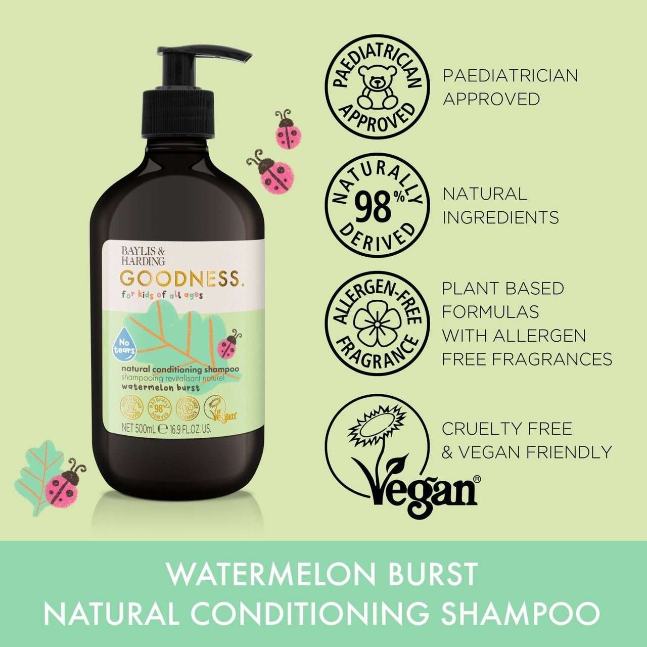 Baylis & Harding Kids Watermelon Shampoo 500ml
